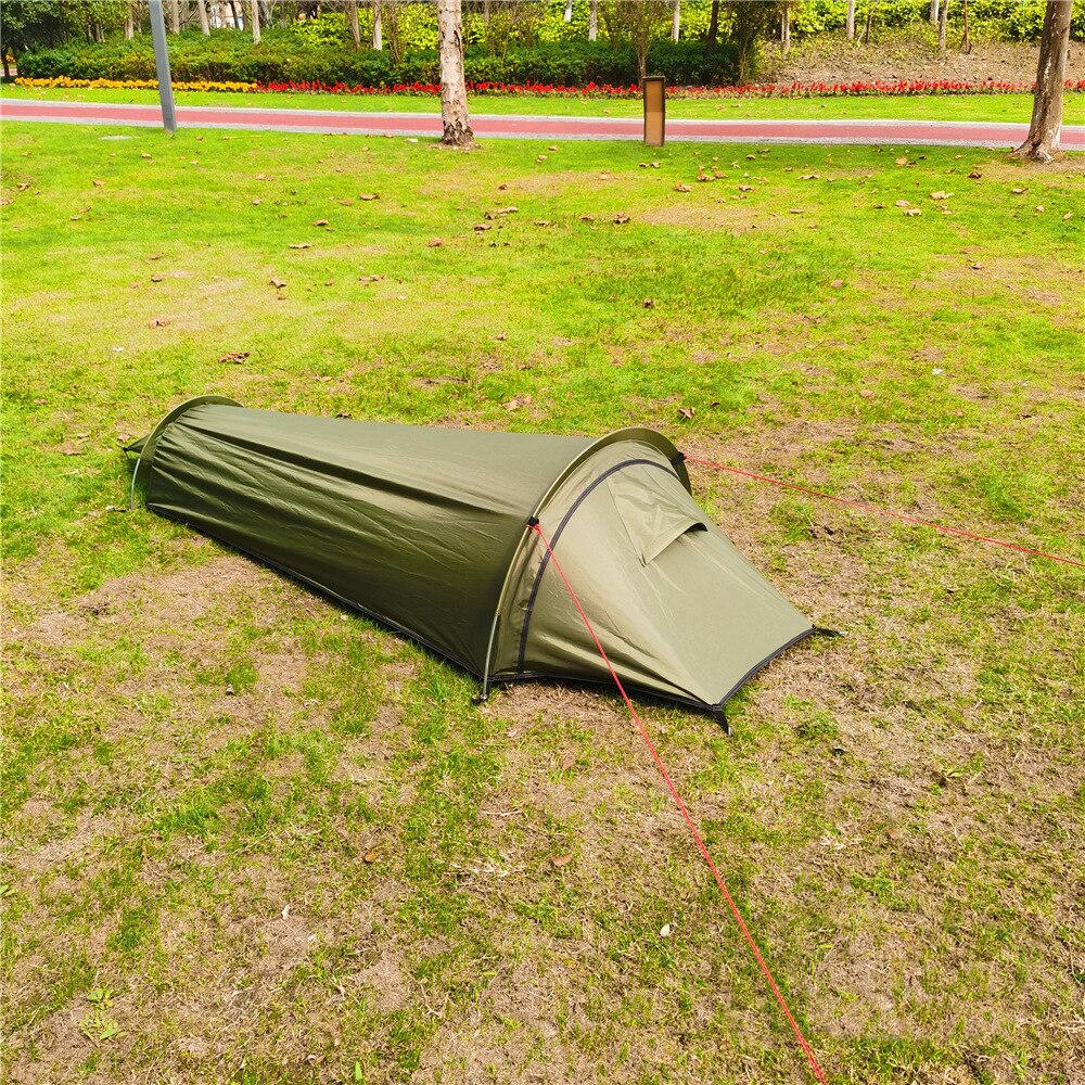 Cheap Goat Tents Ultralight Outdoor Camping Tent Single Person Camping Tent Portable Sleeping Bag Tent camping tent travel Tents 